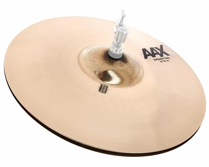 Sabian 14" AAX X-Plosion Hi-Hat, di fronte su sfondo neutro