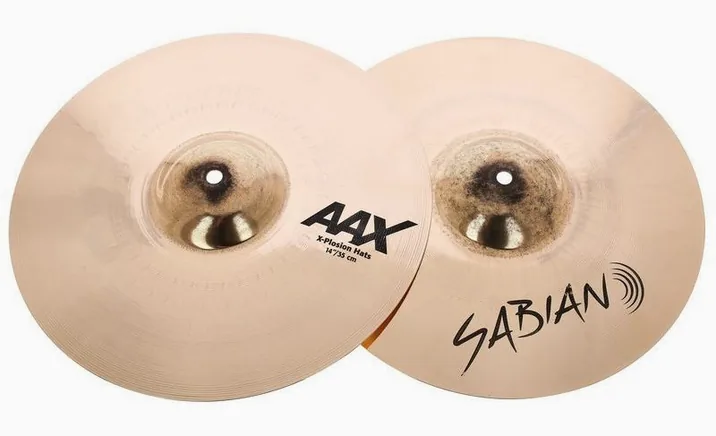 Sabian 14" AAX X-Plosion Hi-Hat, vista frontale, photo 2