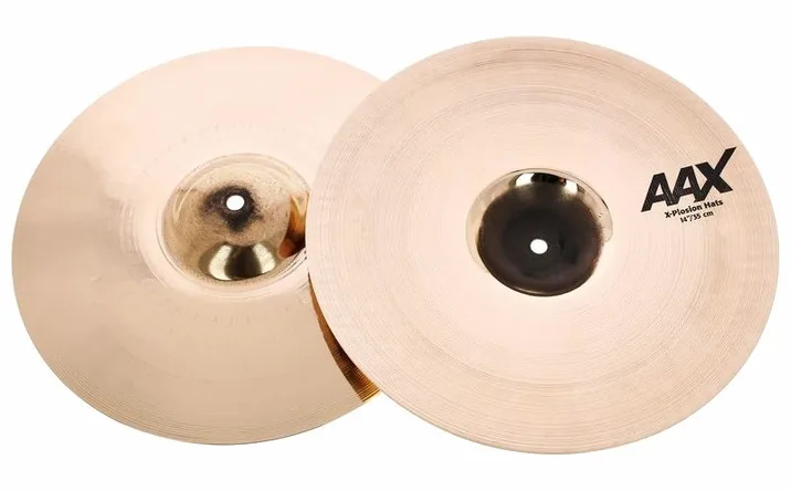 Sabian 14" AAX X-Plosion Hi-Hat, vista frontale, photo 3