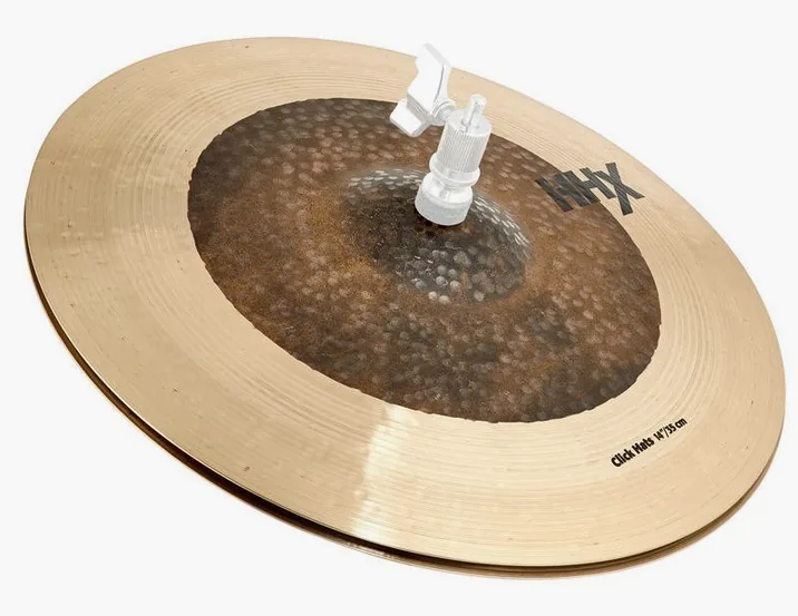 Sabian 14" HHX Click Hats, vista frontale