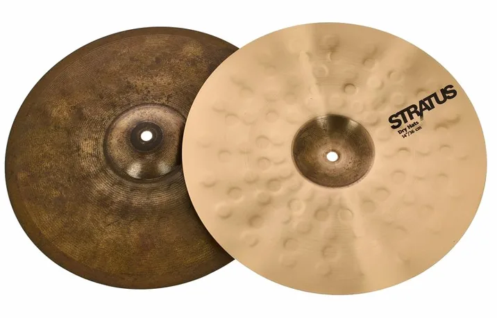 Sabian 14" Stratus Dry Hi-Hat, vista frontale, photo 3