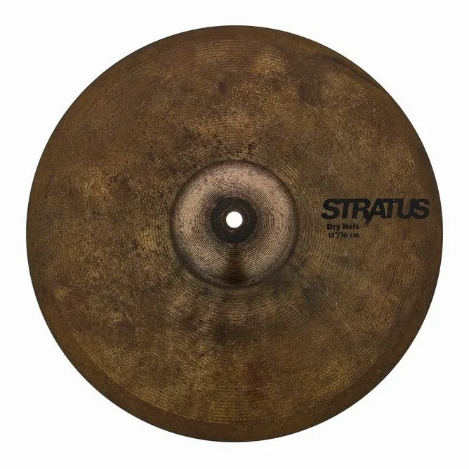 Sabian 14" Stratus Dry Hi-Hat, su sfondo neutro, photo 4