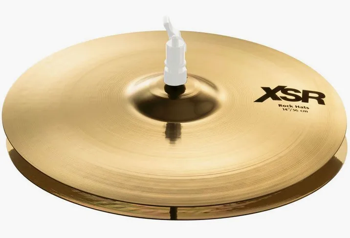 Sabian 14" XSR Rock Hi-Hat, vista frontale
