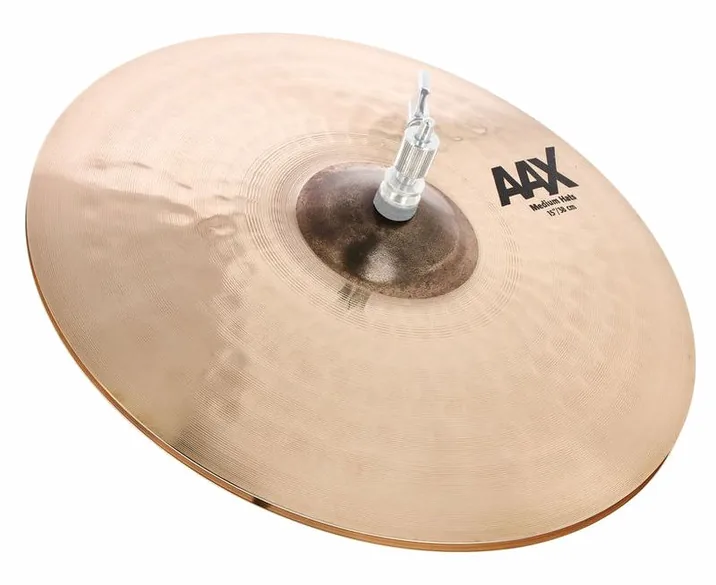 Sabian 15" AAX Medium Hi-Hat, su sfondo neutro