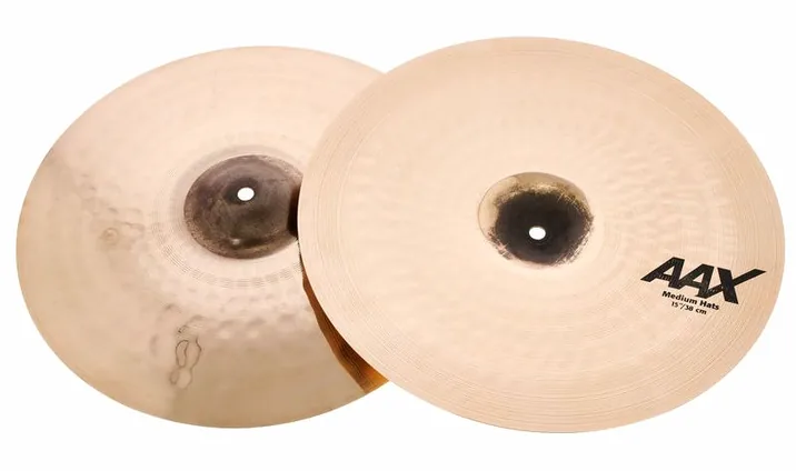 Sabian 15" AAX Medium Hi-Hat, vista dall'alto, photo 3