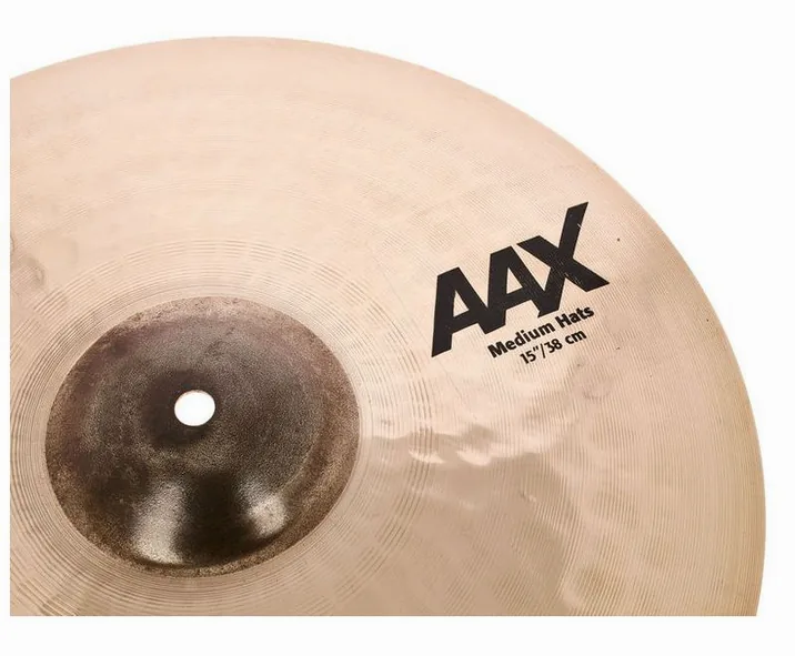 Sabian 15" AAX Medium Hi-Hat, vista frontale, photo 4