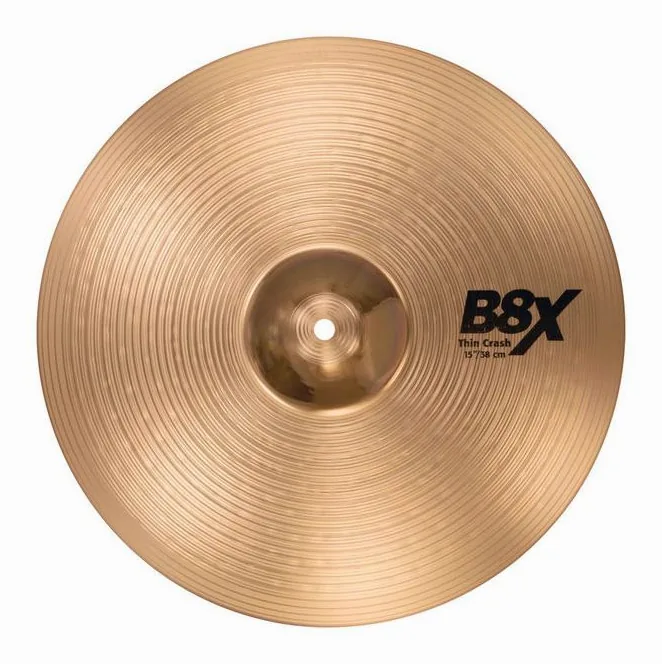Sabian 15" B8X Thin Crash, vista di lato, photo 2