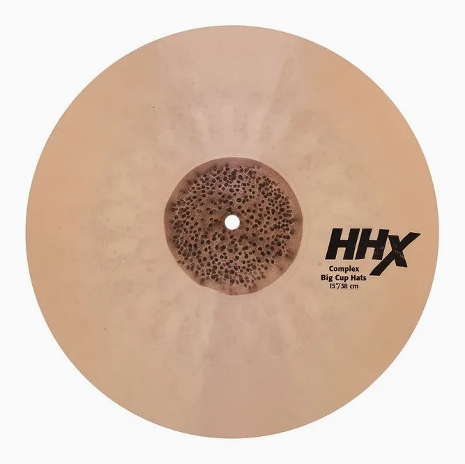 Sabian 15" HHX Complex Big Cup Hi-Hat, dettaglio ravvicinato, photo 4