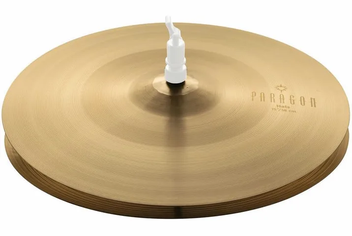 Sabian 15" Paragon Hi-Hat, di fronte su sfondo neutro