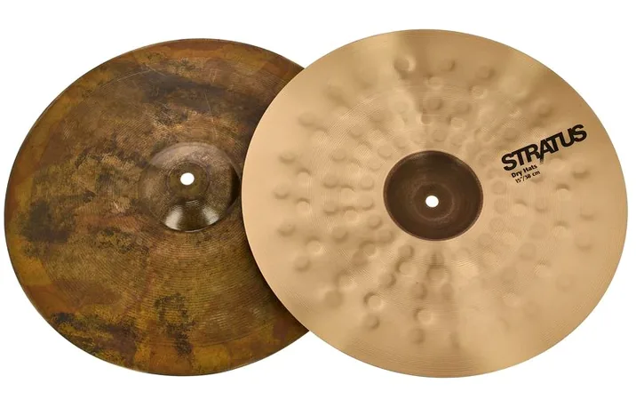 Sabian 15" Stratus Dry Hi-Hat, vista di tre quarti, photo 3