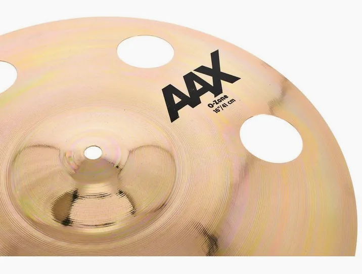 Sabian 16" AAX O-Zone Crash, vista di lato, photo 3