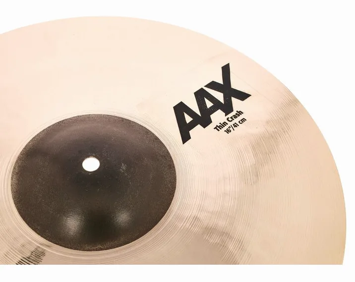 Sabian 16" AAX Thin Crash, vista di lato, photo 3