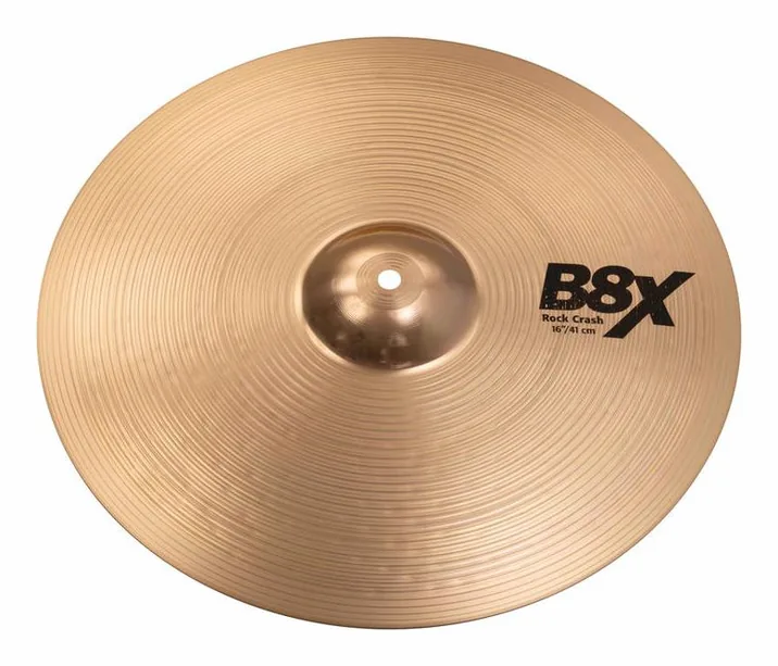 Sabian 16" B8X Rock Crash, su sfondo neutro