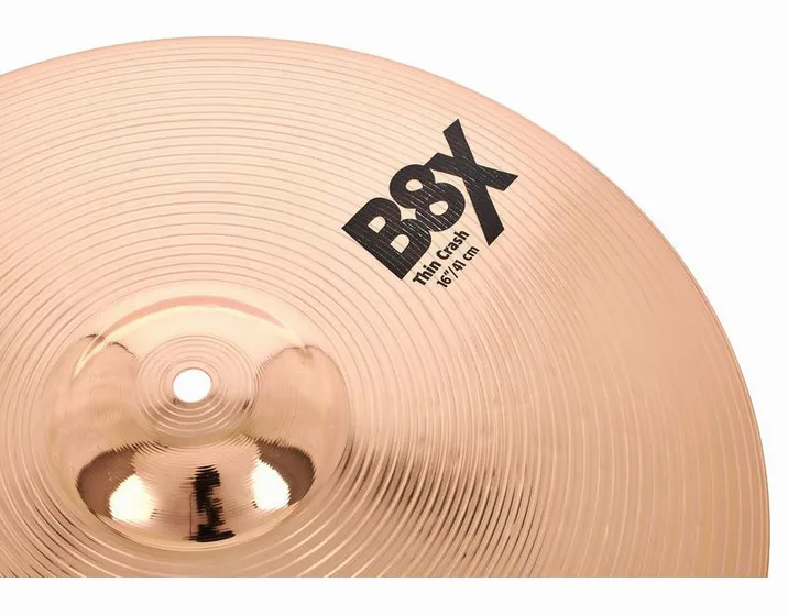Sabian 16" B8X Thin Crash, dettaglio ravvicinato, photo 3