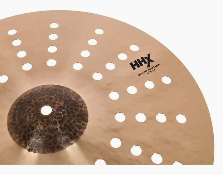 Sabian 16" HHX Complex Aero Crash, su sfondo neutro, photo 4
