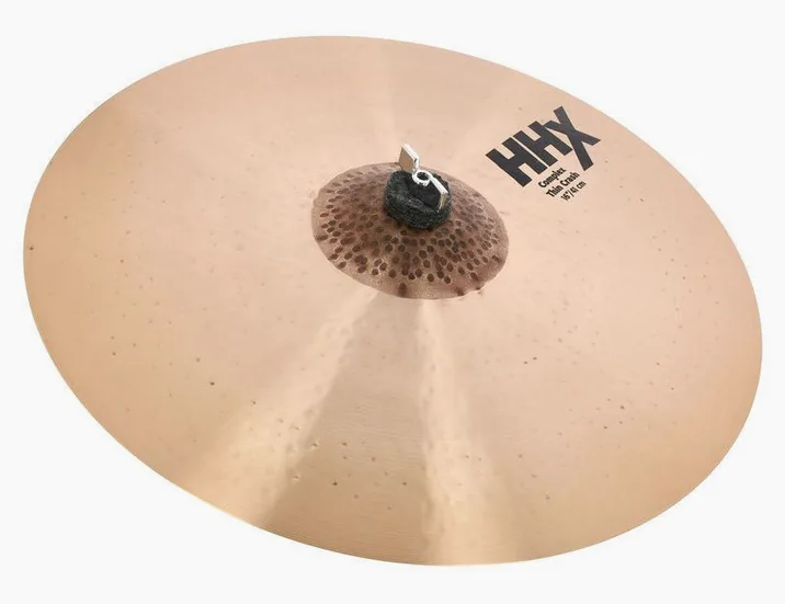 Sabian 16" HHX Complex Thin Crash, di fronte su sfondo neutro