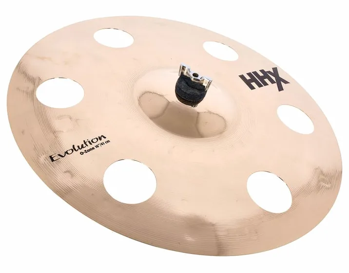 Sabian 16" HHX Evolution O-Zone Crash, su sfondo neutro