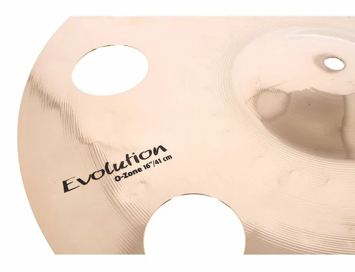 Sabian 16" HHX Evolution O-Zone Crash, su sfondo neutro, photo 3