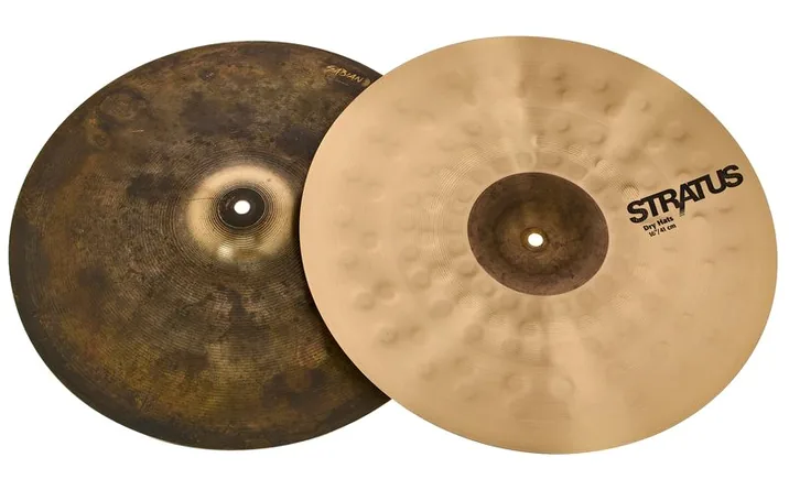 Sabian 16" Stratus Dry Hi-Hat, vista di tre quarti, photo 3