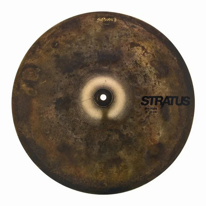 Sabian 16" Stratus Dry Hi-Hat, su sfondo neutro, photo 4