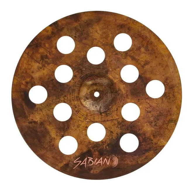 Sabian 16" XSR Monarch O-Zone Crash, vista di tre quarti, photo 2