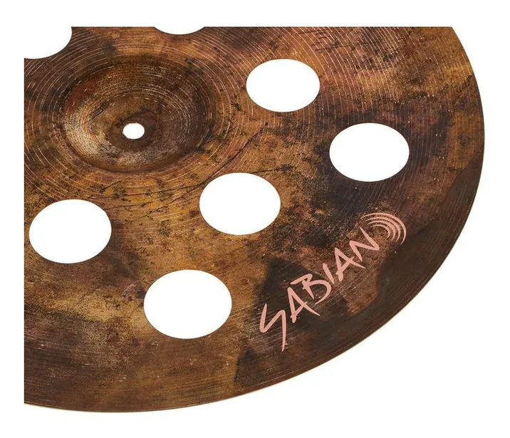 Sabian 16" XSR Monarch O-Zone Crash, vista di lato, photo 4