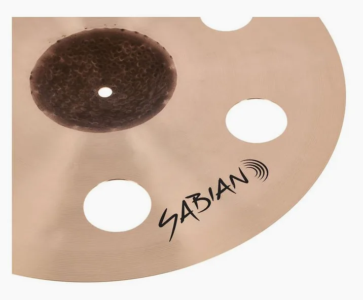 Sabian 17" HHX Complex O-Zone Crash, vista di lato, photo 3