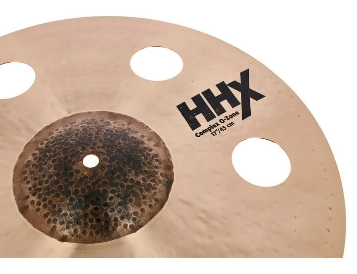 Sabian 17" HHX Complex O-Zone Crash, vista di tre quarti, photo 4