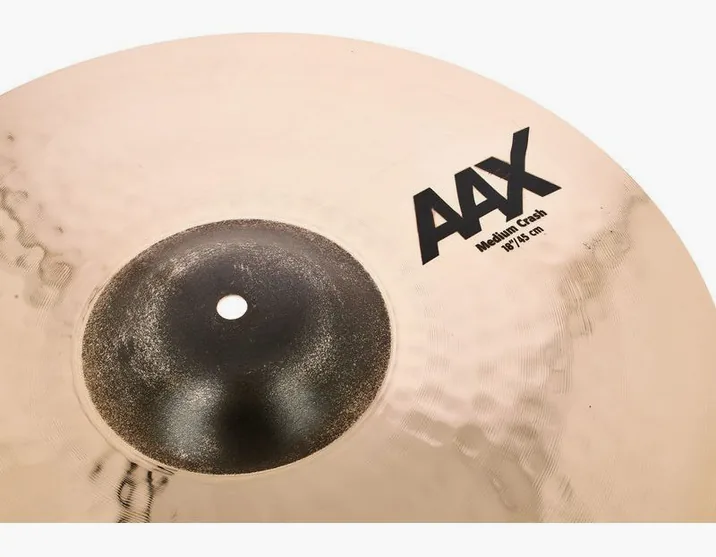 Sabian 18" AAX Medium Crash, vista di tre quarti, photo 3