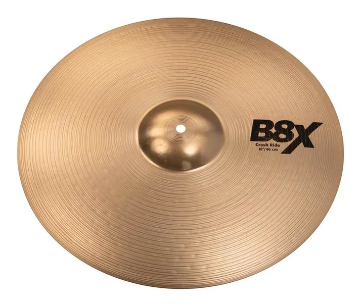 Sabian 18" B8X Crash Ride, dettaglio frontale