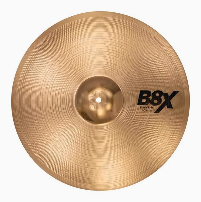 Sabian 18" B8X Crash Ride, vista frontale, photo 2