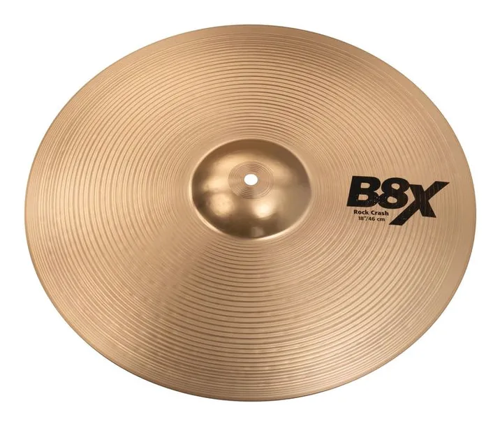 Sabian 18" B8X Rock Crash, di fronte su sfondo neutro