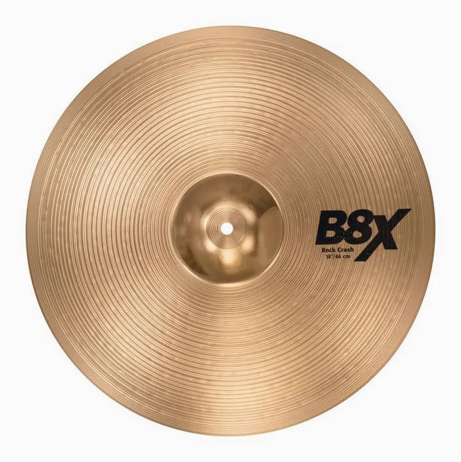 Sabian 18" B8X Rock Crash, su sfondo neutro, photo 2