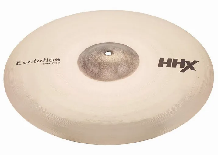 Sabian 18" HHX Evolution Crash, di fronte su sfondo neutro