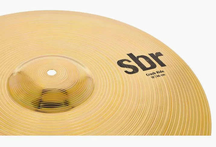 Sabian 18" SBR Crash/Ride, su sfondo neutro, photo 3