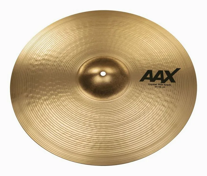 Sabian 19" AAX Crystal Thin Crash, dettaglio frontale