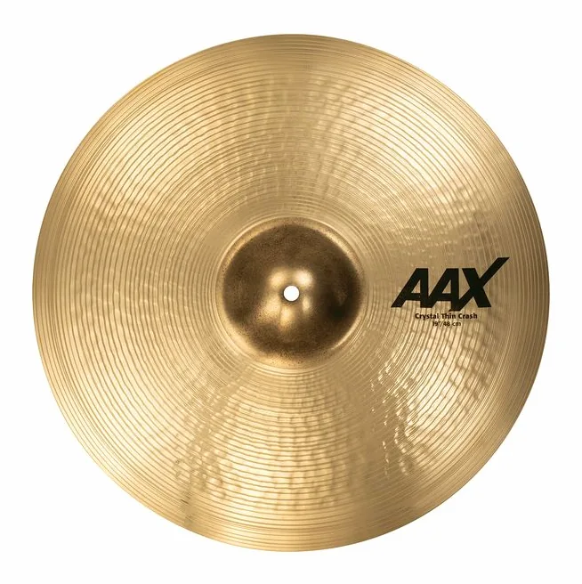 Sabian 19" AAX Crystal Thin Crash, vista di tre quarti, photo 2