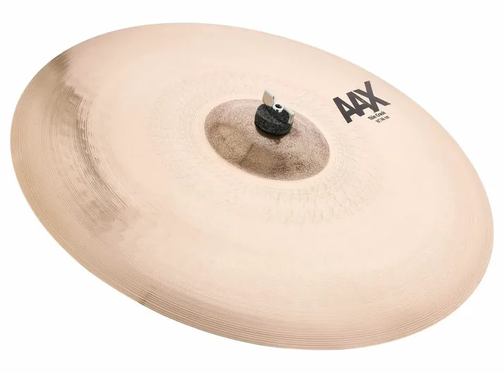Sabian 19" AAX Thin Crash, di fronte su sfondo neutro