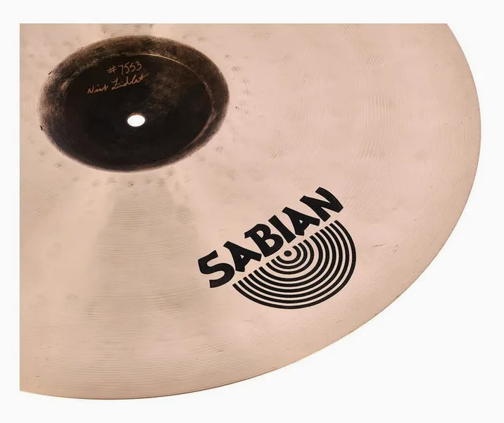 Sabian 19" Artisan Thin Crash, vista di tre quarti, photo 4