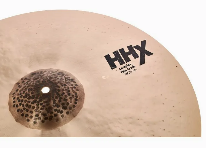 Sabian 20" HHX Complex Thin Crash, vista dall'alto, photo 3