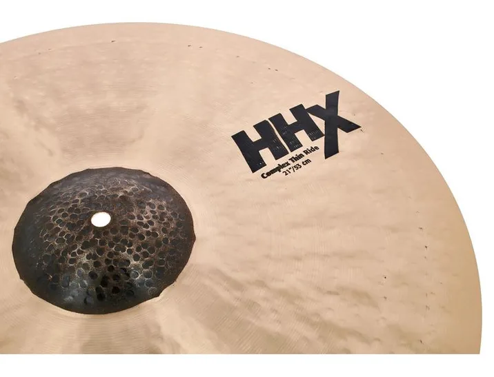Sabian 21" HHX Complex Thin Ride, vista di tre quarti, photo 3