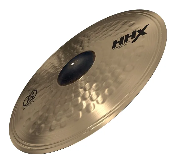 Sabian 22" HHX BFM World Ride Cymbal, vista di tre quarti, photo 3
