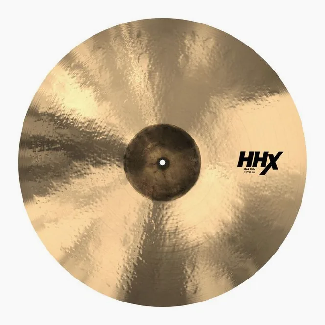 Sabian 22" HHX MAX Ride, su sfondo neutro
