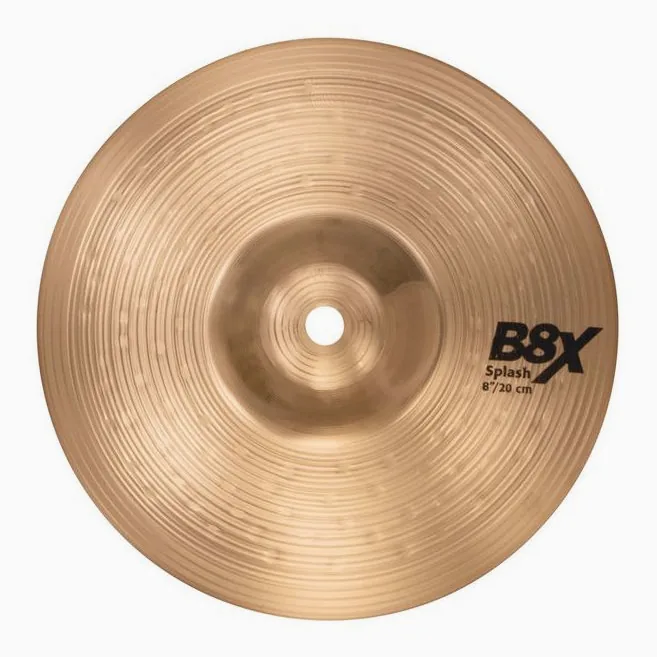 Sabian 8" B8X Splash, su sfondo neutro, photo 2