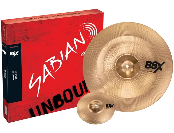 Sabian B8X Effects Pack, vista frontale