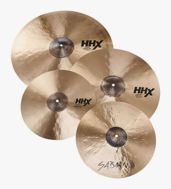 Sabian HHX Complex Performance Set, di fronte su sfondo neutro