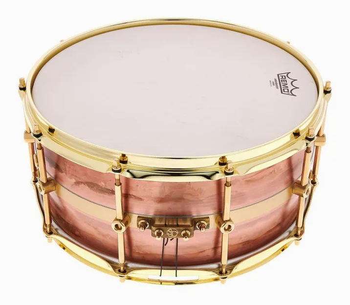 Schagerl Drums 14"x6,5" Persephone Snare Drum, su sfondo neutro, photo 2