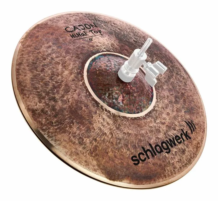 Schlagwerk 12" Cajon Hi-Hat, di fronte su sfondo neutro