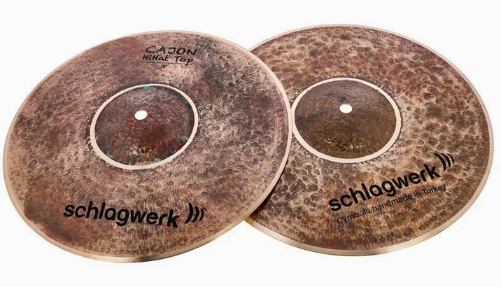 Schlagwerk 12" Cajon Hi-Hat, vista frontale, photo 2