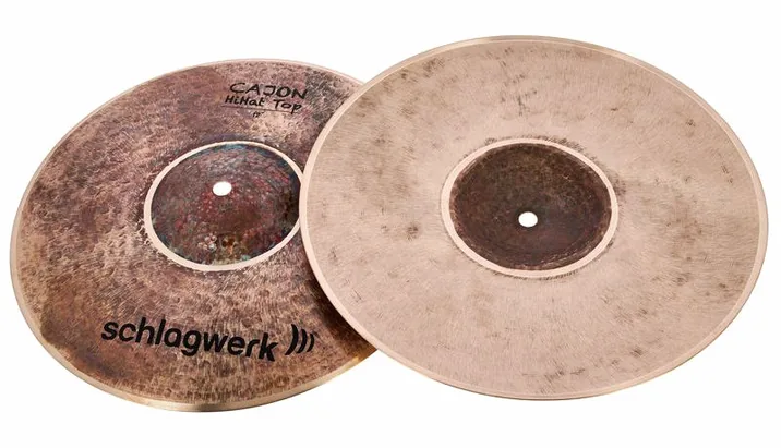 Schlagwerk 12" Cajon Hi-Hat, vista di tre quarti, photo 3